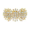 Baguette Cluster Diamond Ring