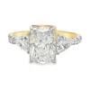 Radiant Diamond Three Stone Ring