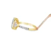 Radiant Diamond Three Stone Ring