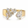 Pear Cluster Open Ring