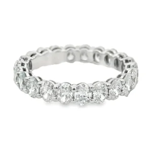 Oval Diamond Eternity Ring
