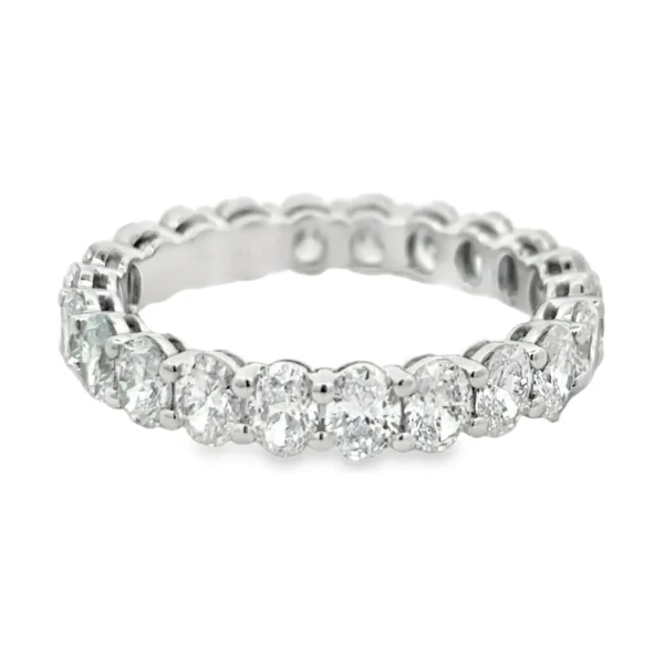 Oval Diamond Eternity Ring