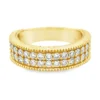 Two Row Diamond Ring