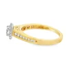 Halo Diamond Gold Ring
