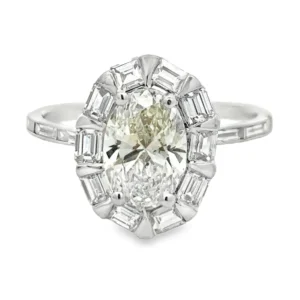 Oval Lab Diamond Ring