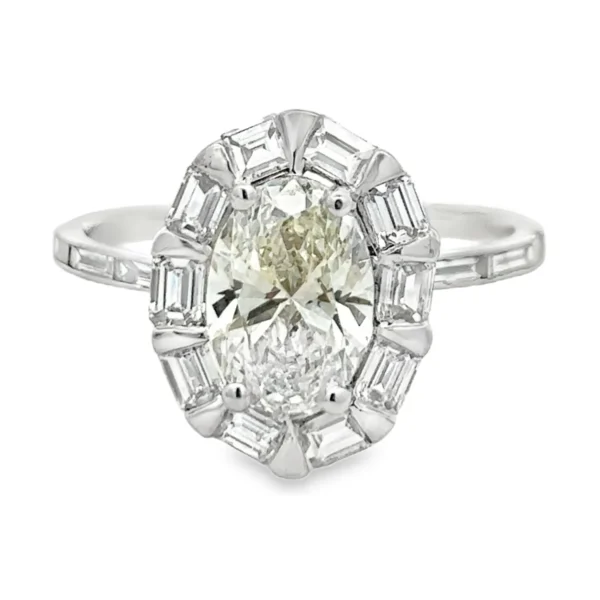 Oval Lab Diamond Ring