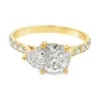 Pear Diamond Solitaire Ring