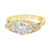 Marquise Lab Diamond Ring