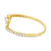 Pear Diamond Bypass Ring