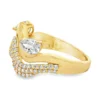 Wavy Diamond Band Ring