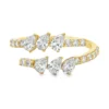 Pear Diamond Bypass Ring
