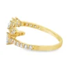 Pear Diamond Bypass Ring