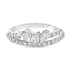 Pear Diamond Cluster Ring