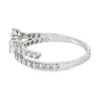 Pear Diamond Cluster Ring