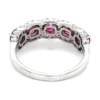 Gemstone Halo Band Ring